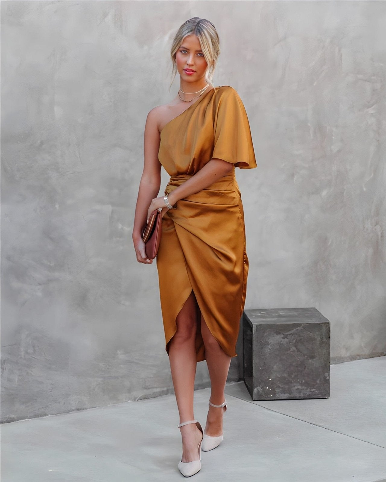 Dhalia | Vestido Elegante Asimétrico