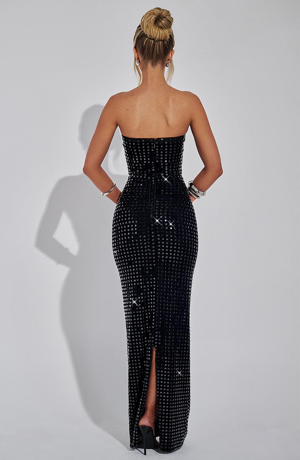 CELESTINA Vestido Maxi Embellecido