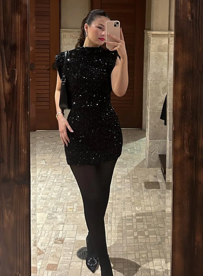 Vestido Glamuroso de Lentejuelas Livia