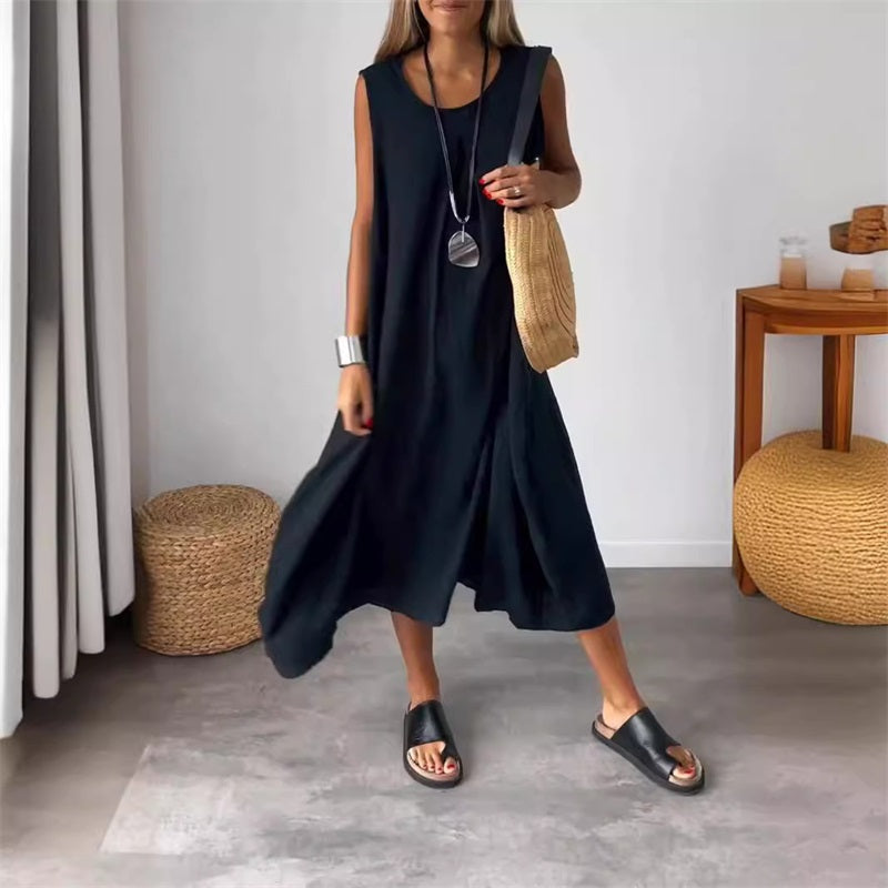 Fabienne | Vestido Casual de Verano con Detalle de Bolsillo