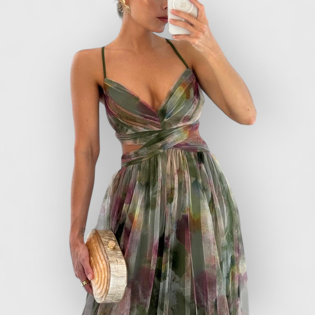 Verity | Maxivestido con estampado floral