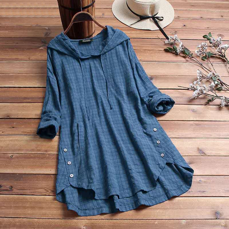 Blusa Antoinette Ternet con Capucha - Estilo Casual Agradable