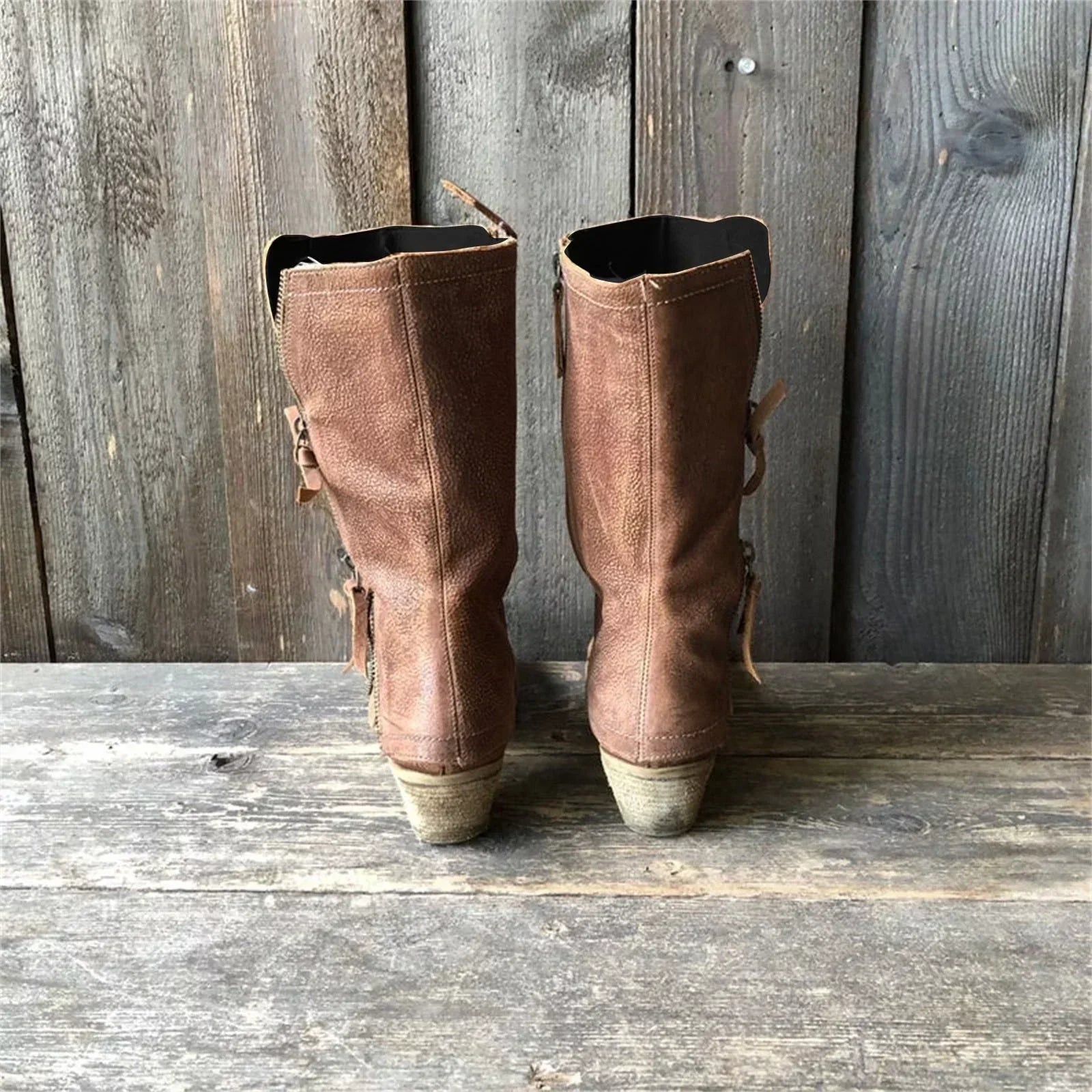 Lourdes | Women's Winter Cowgirl Boots with Warm Lining and Heel