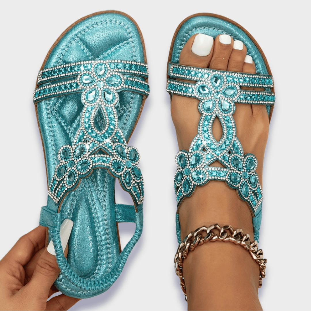 Franziska | Sandalias ortopédicas Boho de materiales premium