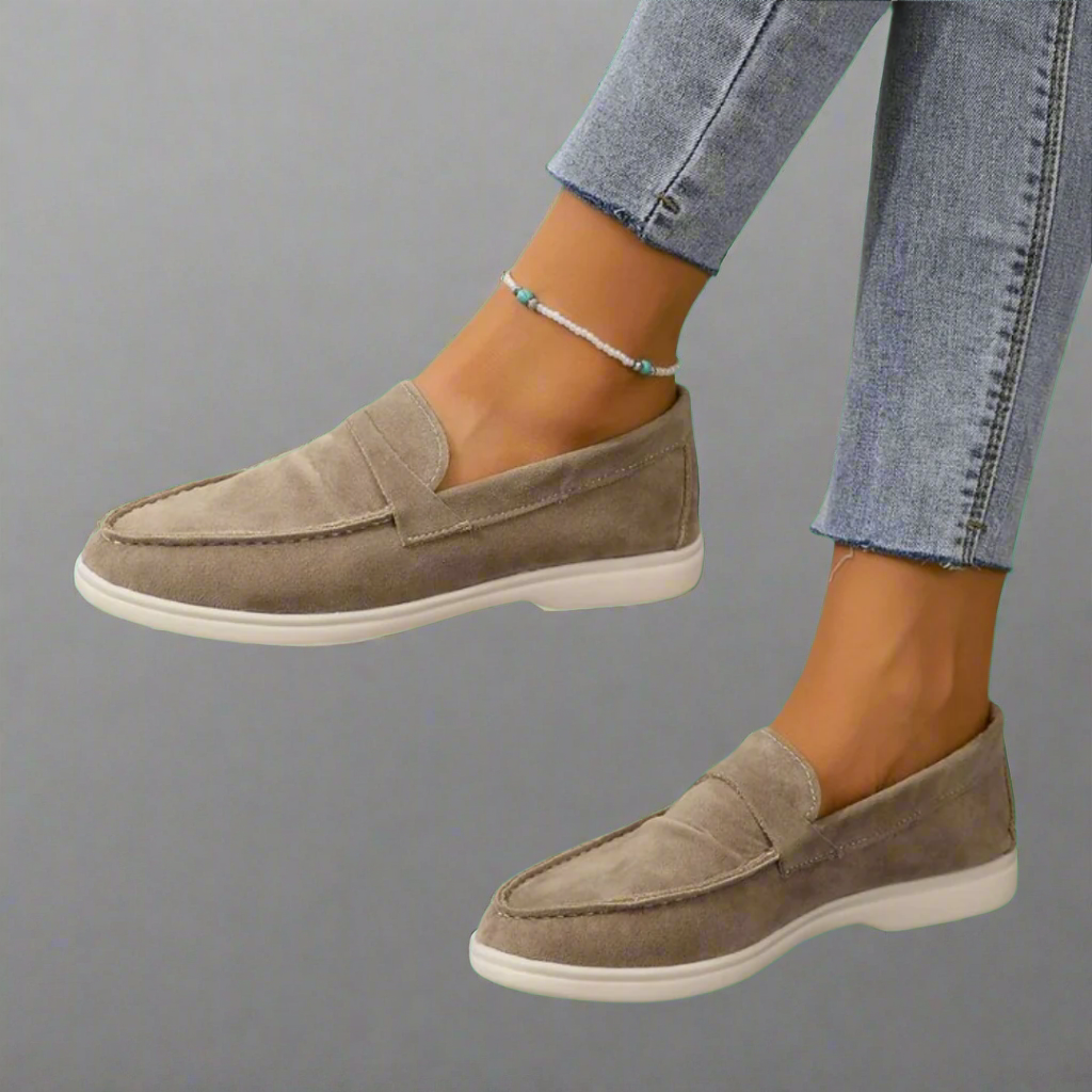 Hannah | Mocasin de Ante Elegante