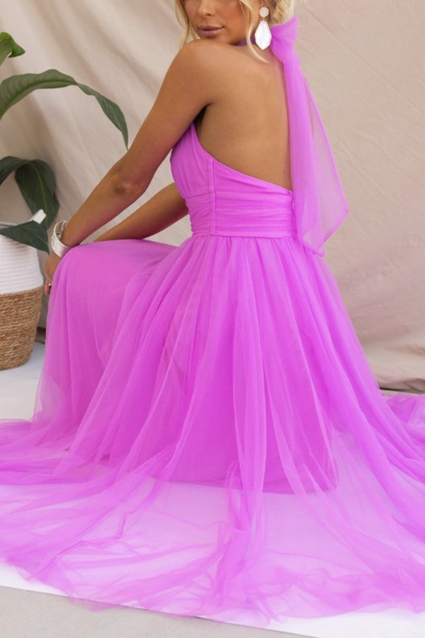 Phoebe - Vestido con falda larga