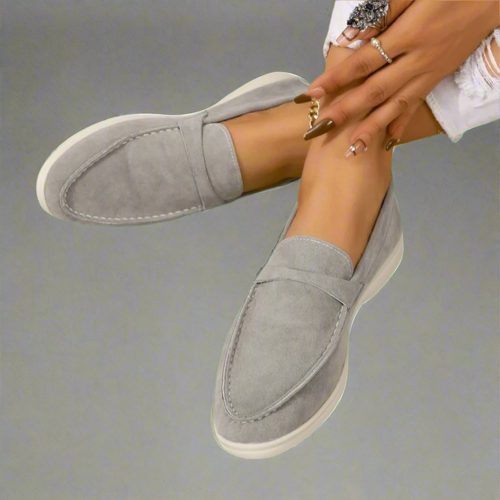Hannah | Mocasines de Ante Elegantes