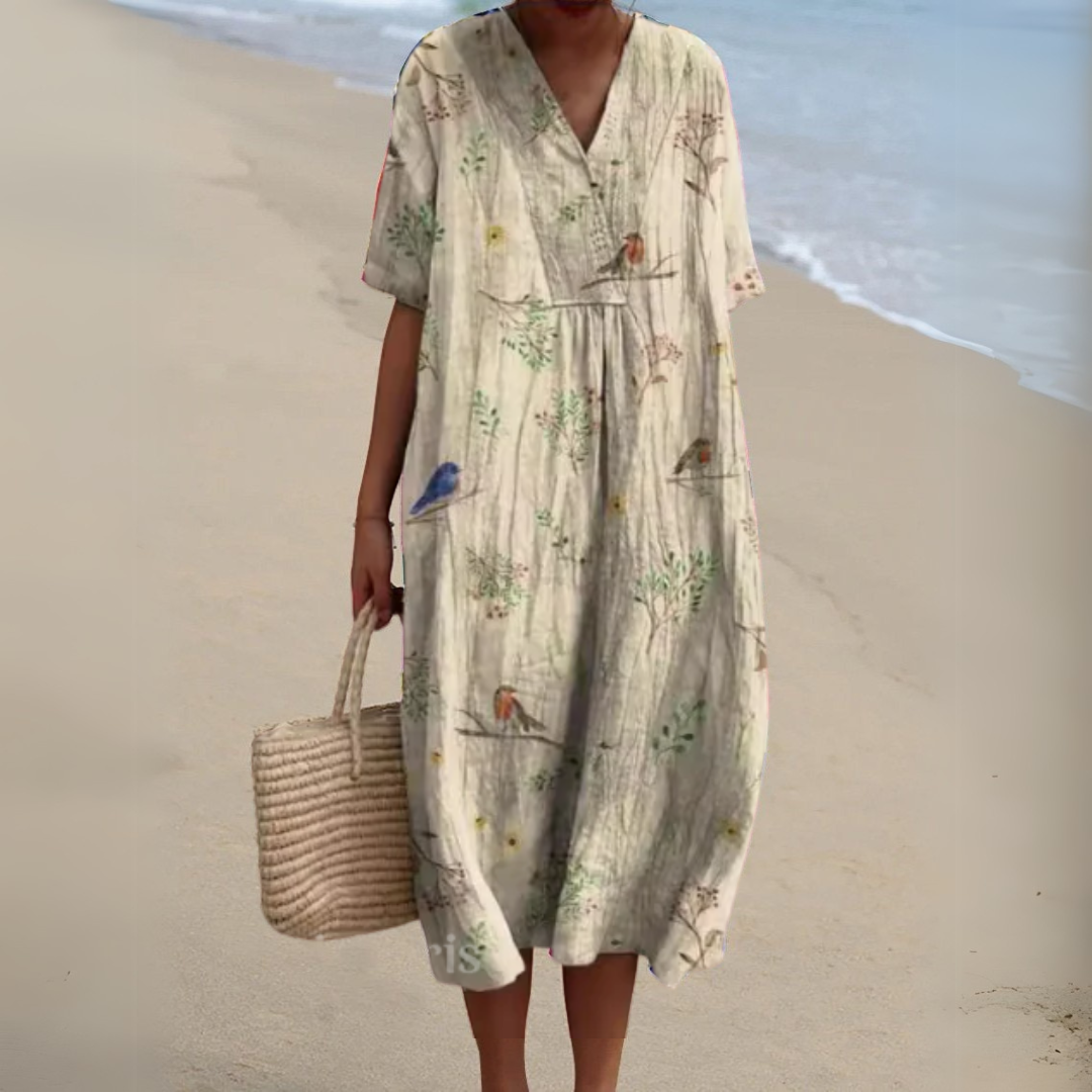 Audrey - Vestido Floral Primaveral