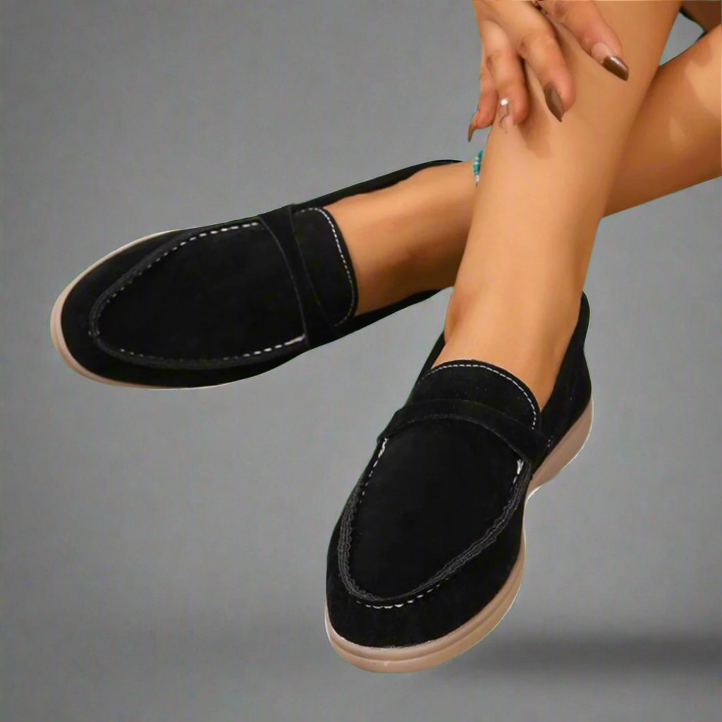 Hannah | Mocasin de Ante Elegante