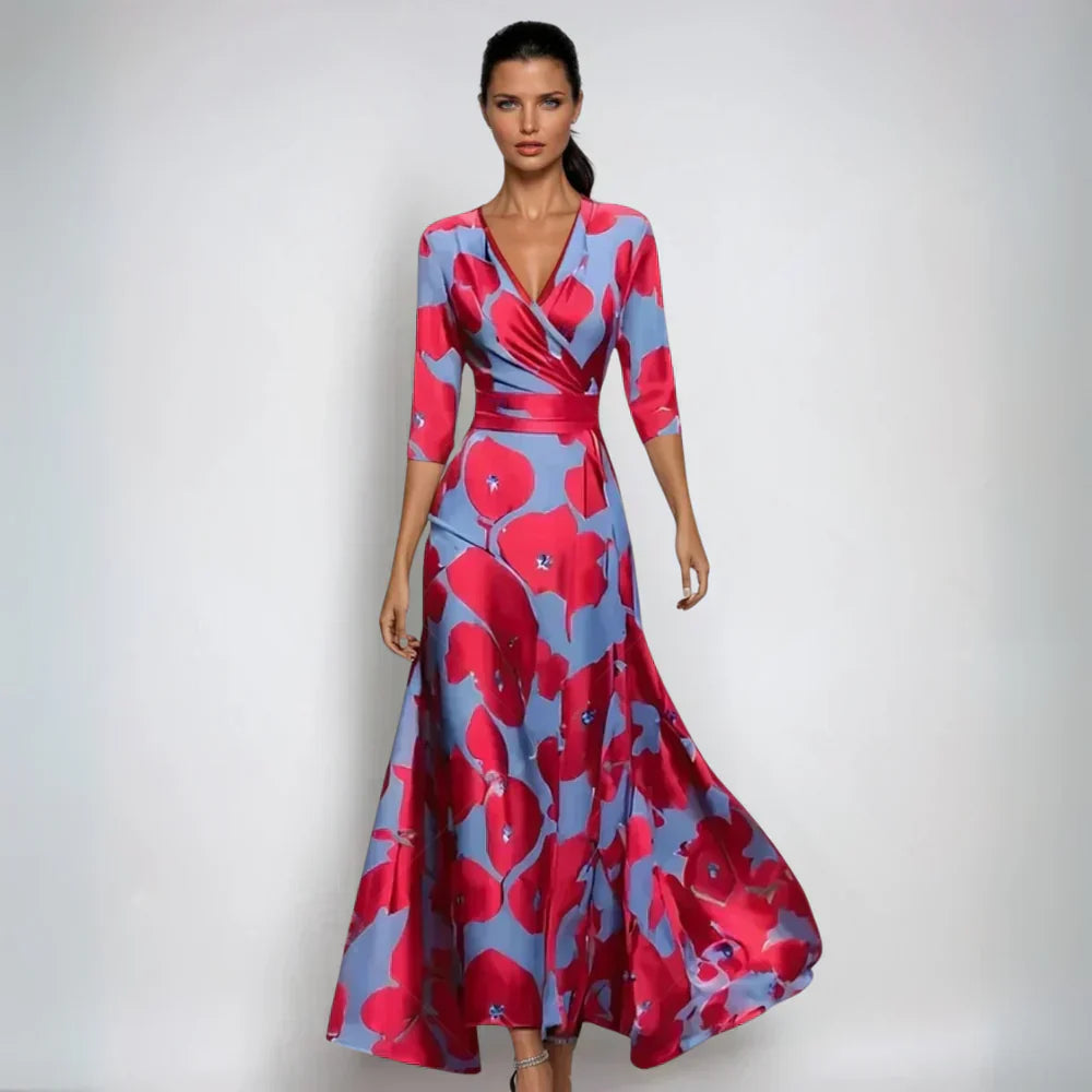 Emily™ | Vestido Floral Envolvente Elegante