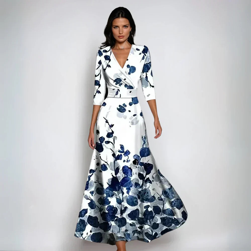 Emily™ | Vestido Floral Envolvente Elegante