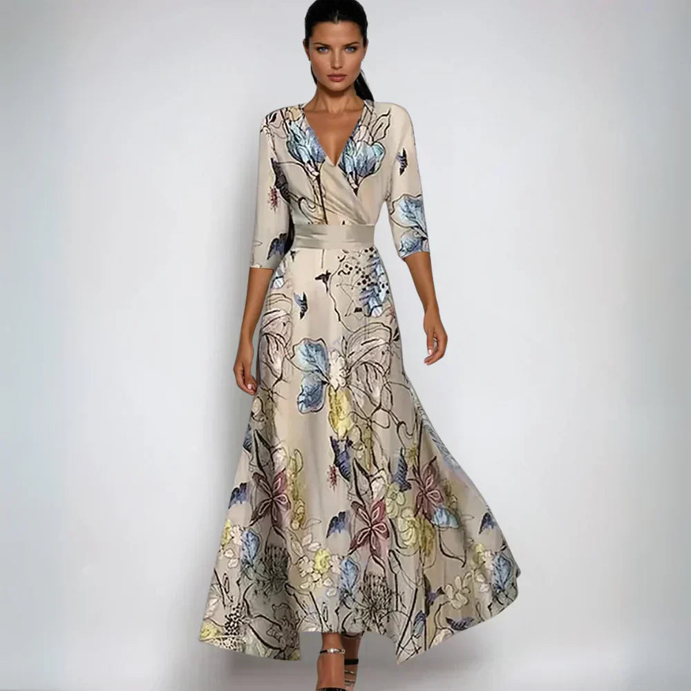 Emily™ | Vestido Floral Envolvente Elegante