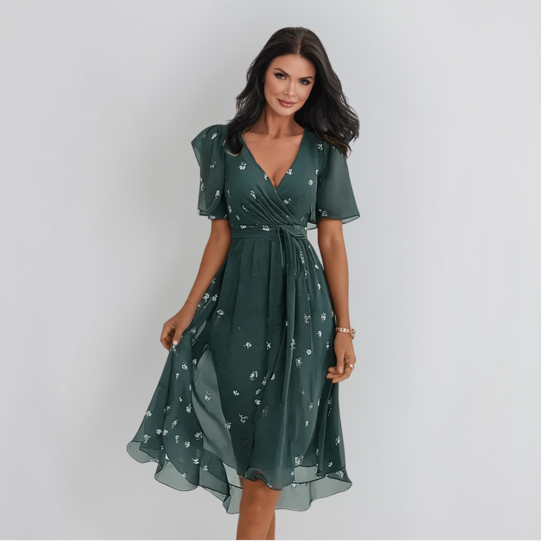 Lenka | Vestido elegante con escote en V