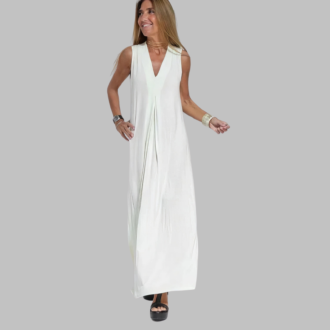 Jana | Elegante vestido maxi + suéter a juego REGALO