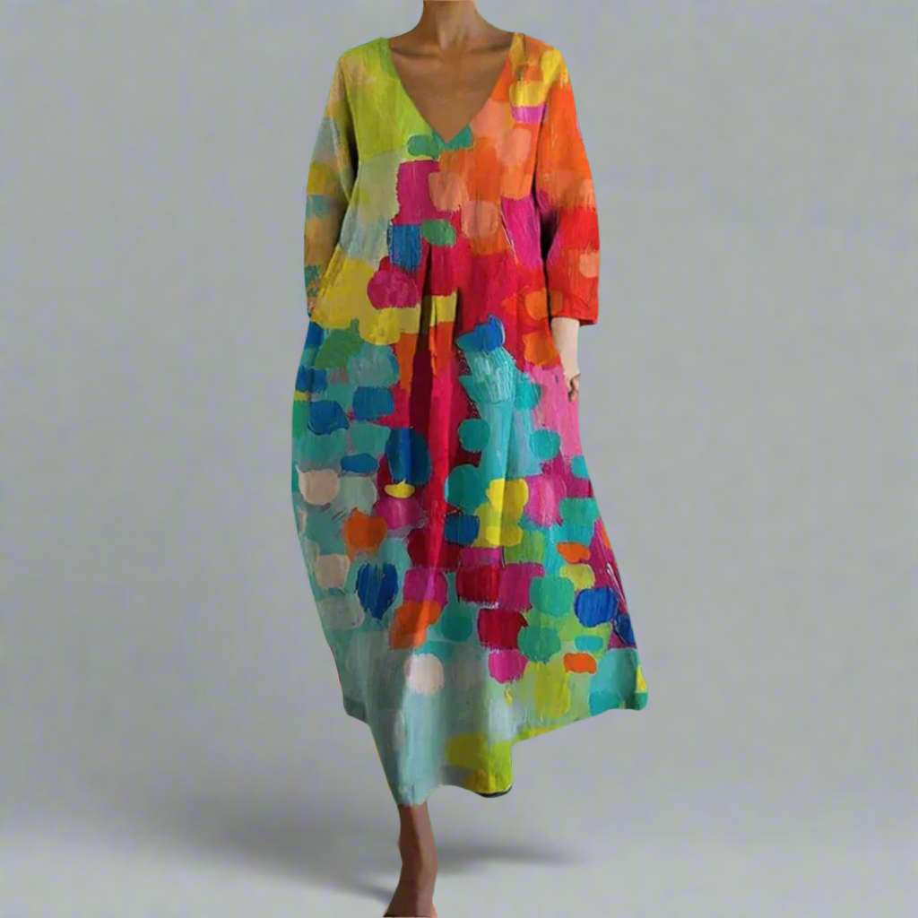 Ursina | Vestido elegante en forma de V
