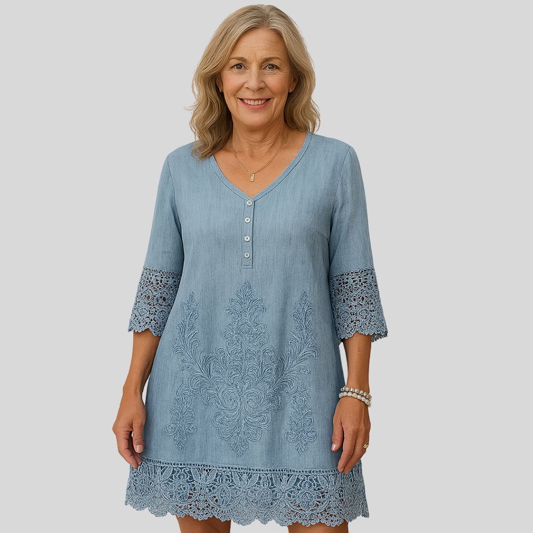 Wrenley | Vestidos de encaje con escote en V