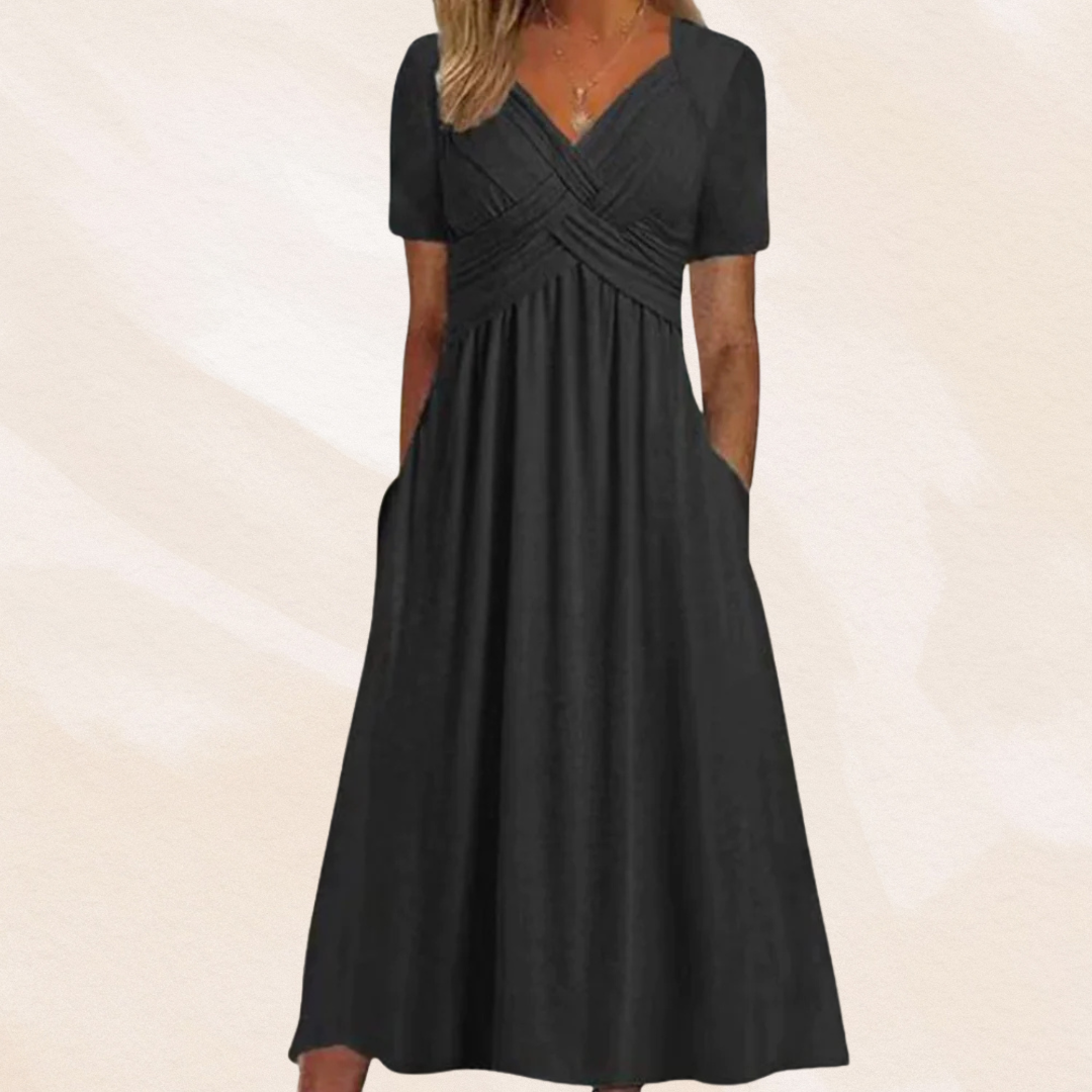 Mirella™ | Vestido elegante con escote en V
