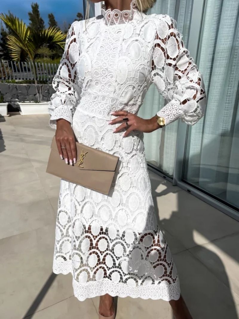 Juna | Vestido Maxi Elegante de Encaje