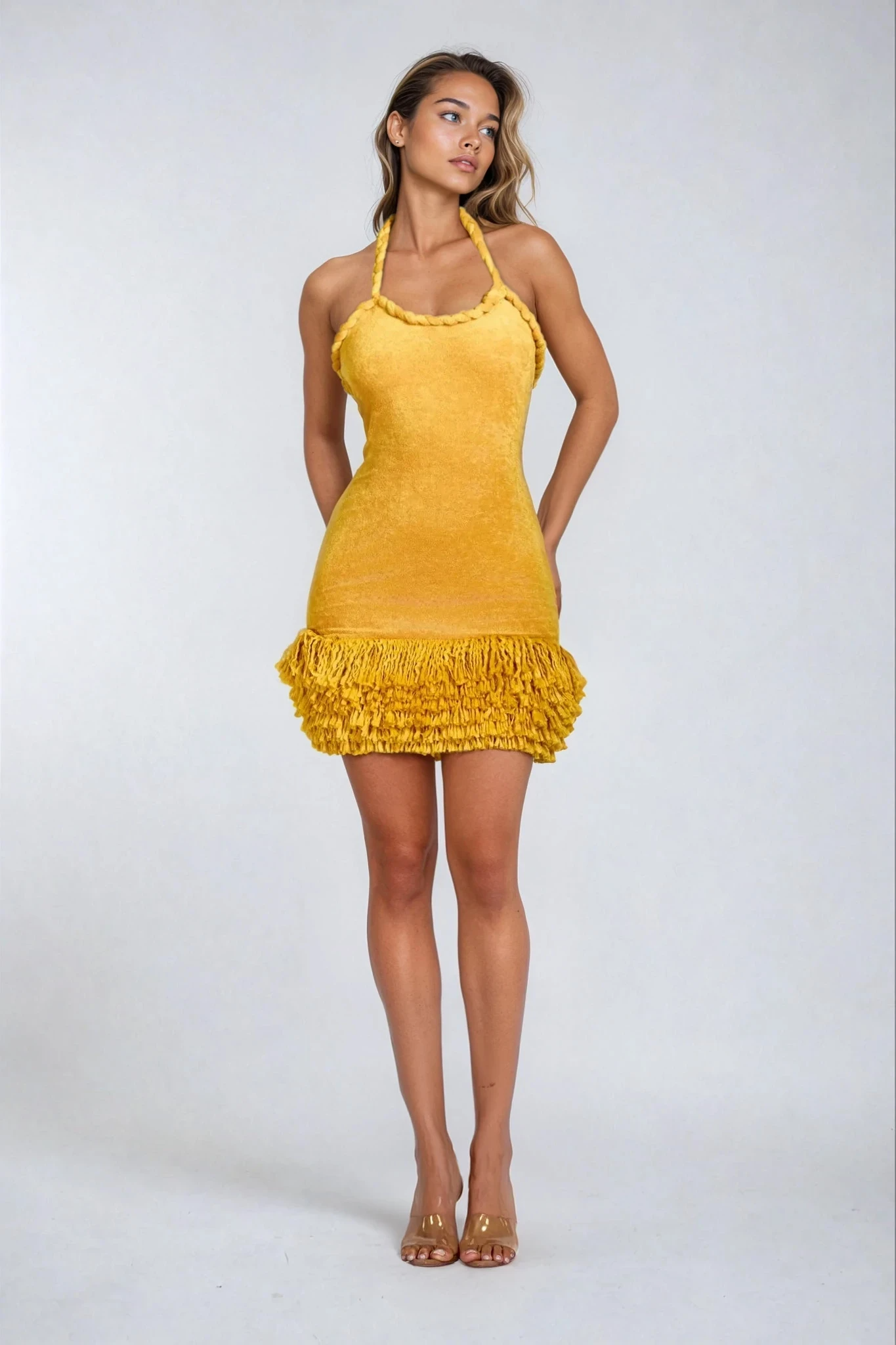Vestido Mini Halter AZURA