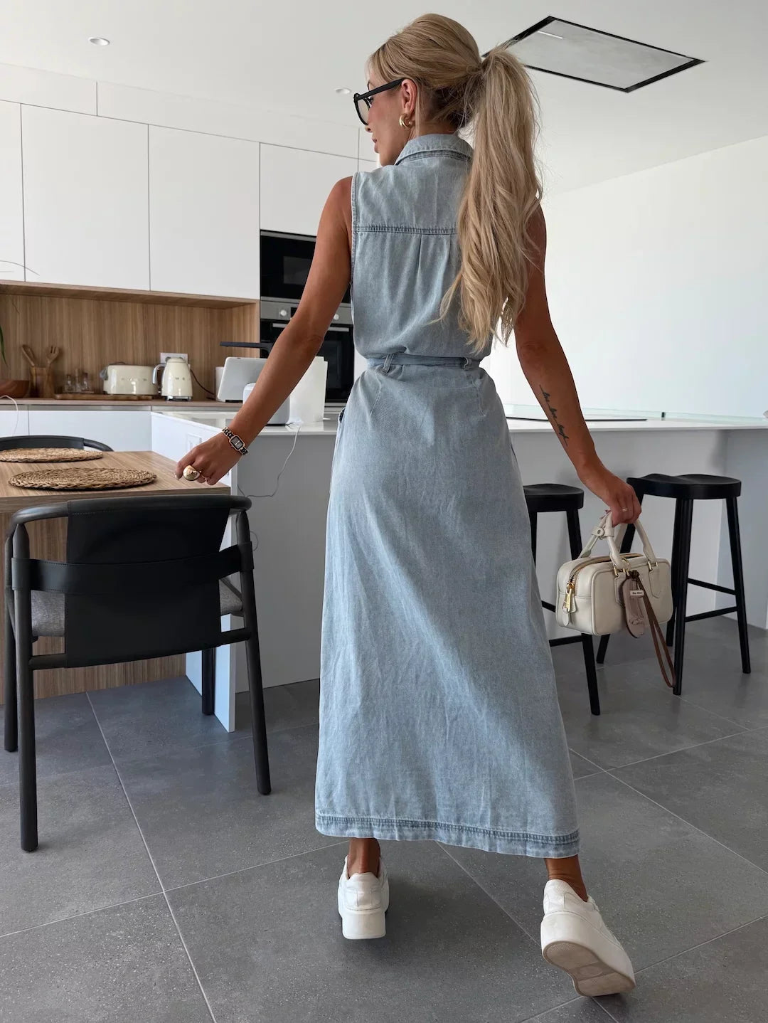 Isabelle | Maxi Vestido de Mezclilla