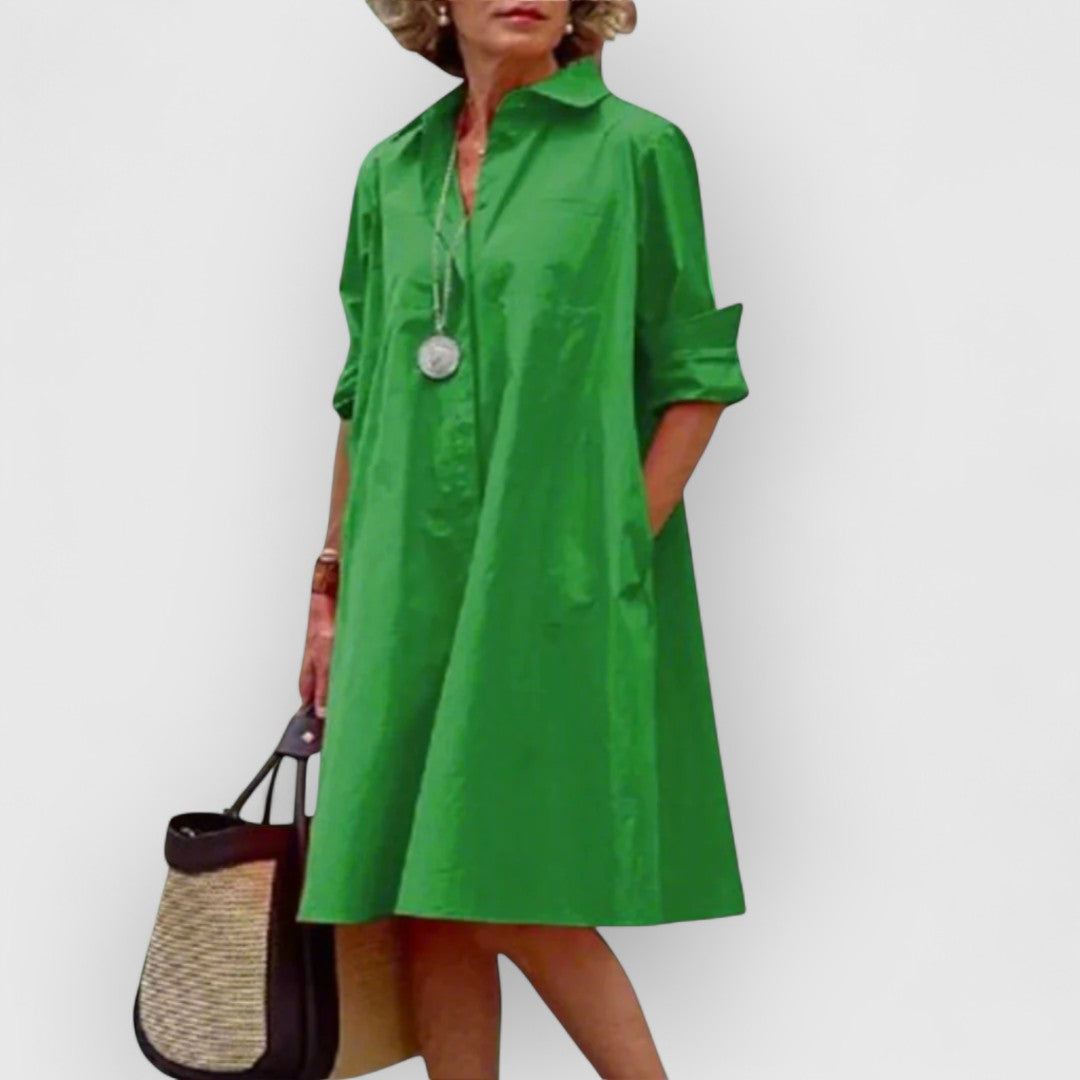 Brigitte | Vestido Midi con Puntos