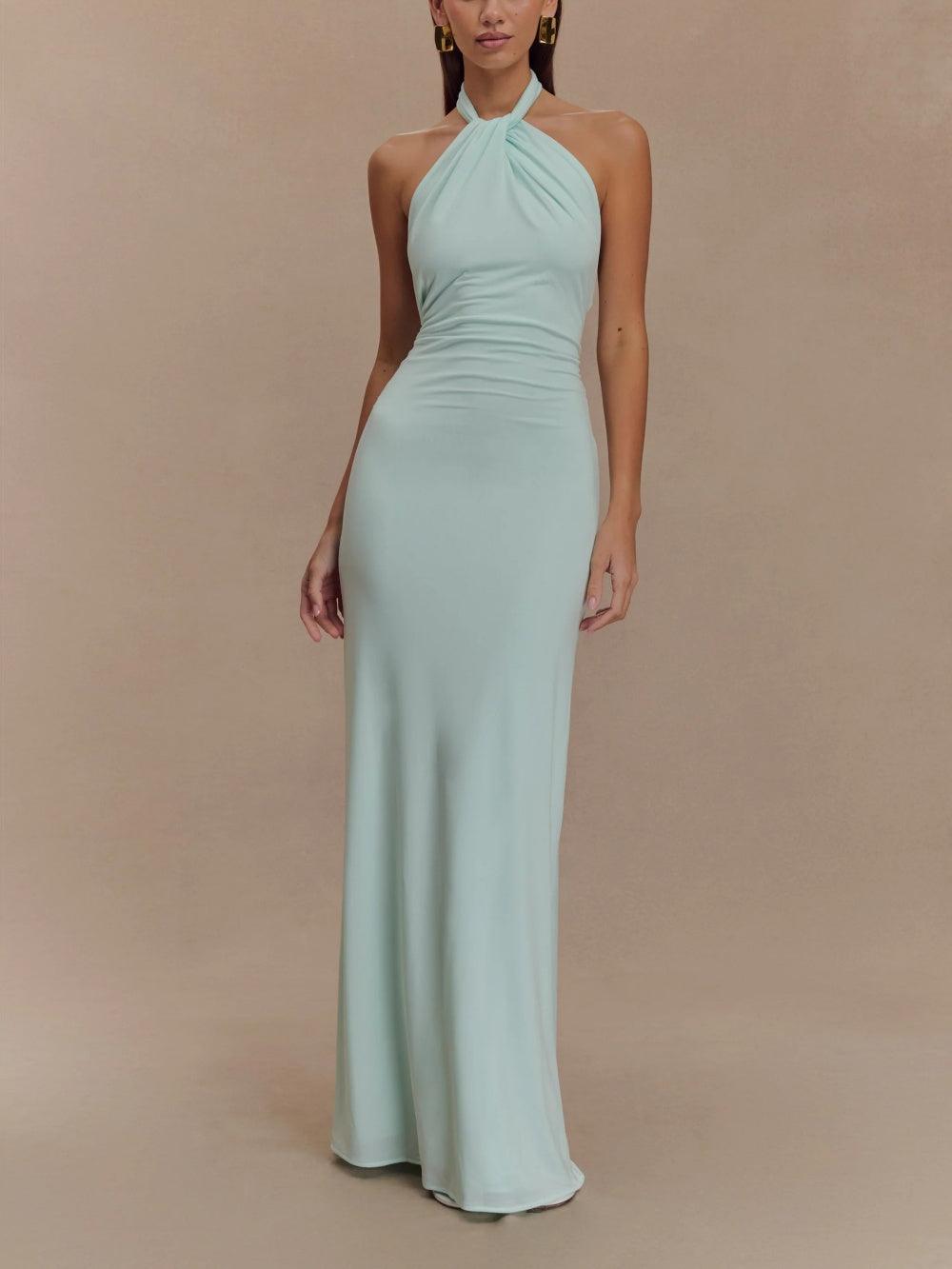 Celestina™ | Vestido Maxi con Escote Americano – Elegancia Innegable para Ocasiones Especiales