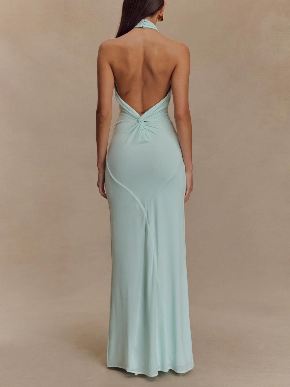 Celestina™ | Vestido Maxi con Escote Americano – Elegancia Innegable para Ocasiones Especiales