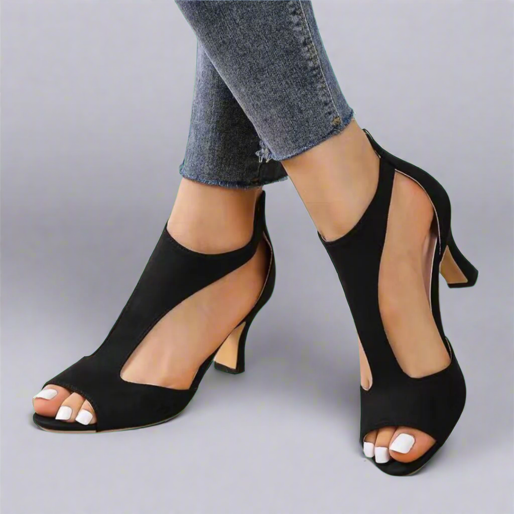 Marga | Sandalias ortopédicas con tacón elegante
