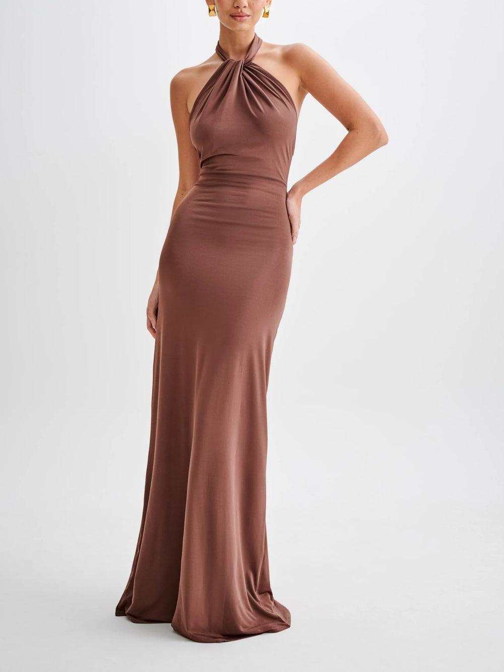 Celestina™ | Vestido Maxi con Escote Americano – Elegancia Innegable para Ocasiones Especiales