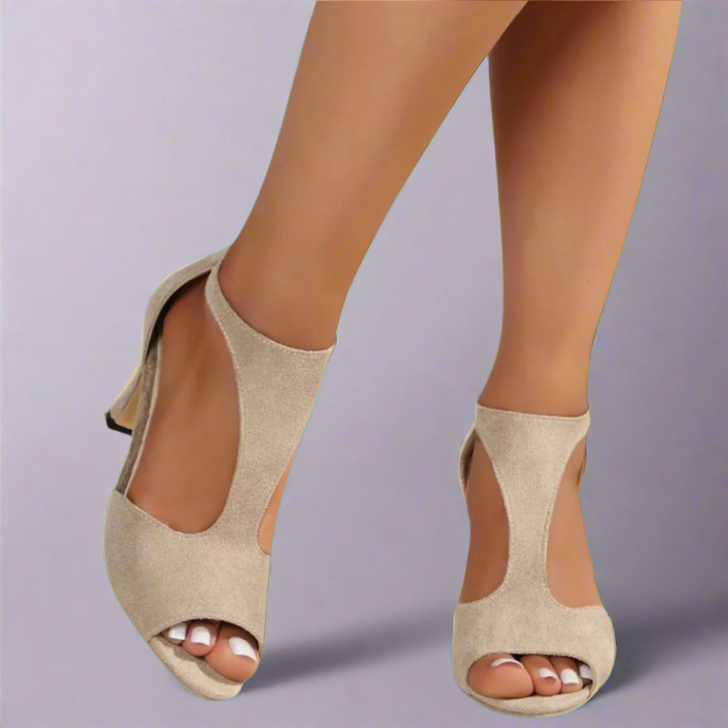 Marga | Sandalias ortopédicas con tacón elegante
