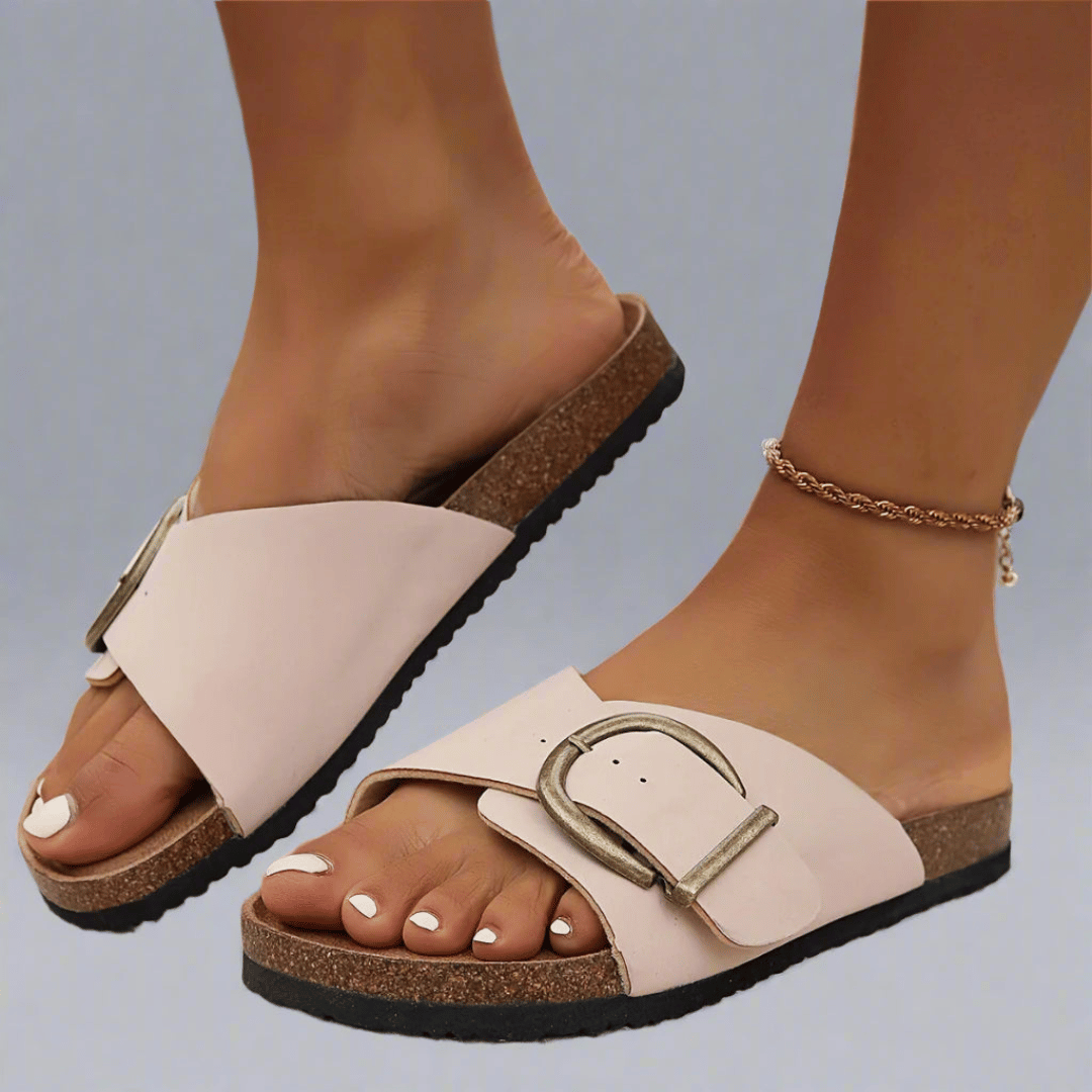 Ronja | Zapatillas veganas de corcho con un diseño de suela cómoda