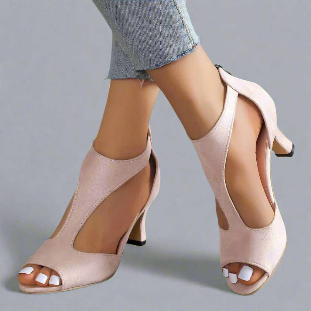 Marga | Sandalias ortopédicas con tacón elegante