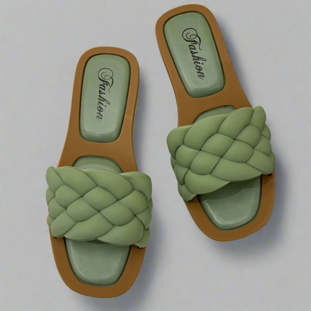 Ilonka | Sandalias elegantes con acabado vegano suave