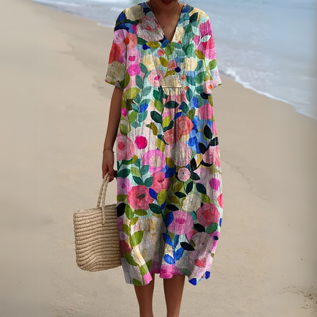 Audrey - Vestido Floral Primaveral