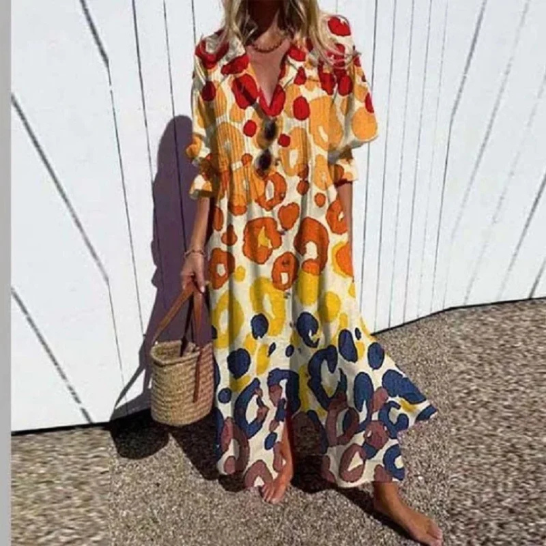 Katerina | Vestido bohemio de silueta suelta