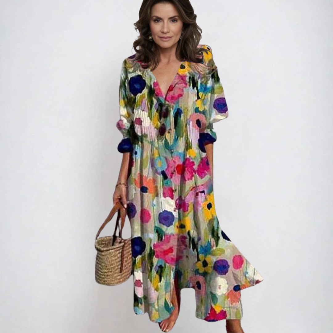Katerina | Vestido bohemio de silueta suelta