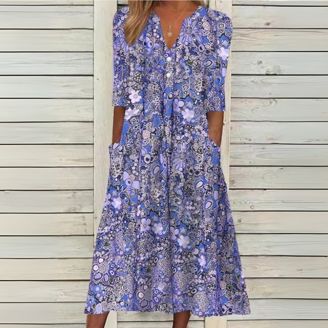 Livia | Impresionante vestido de verano para una elegancia natural