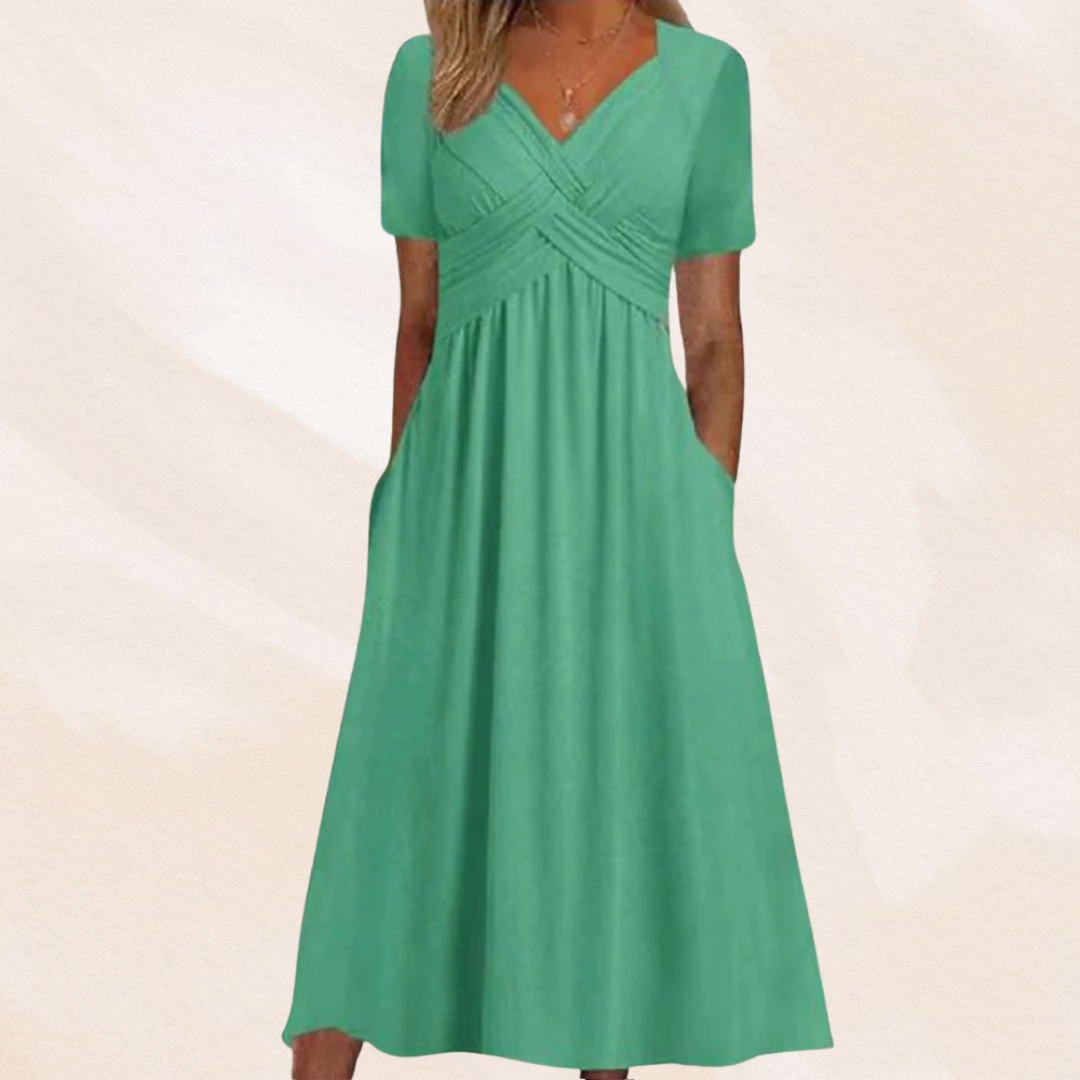 Mirella™ | Vestido elegante con escote en V