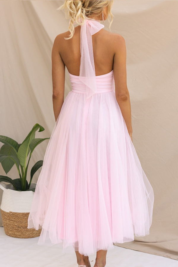 Phoebe - Vestido con falda larga