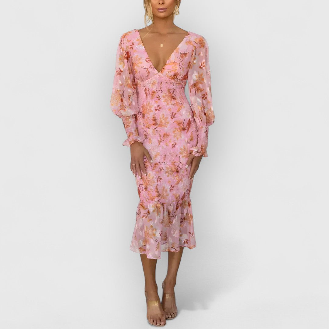 Camille | Elegancia Floral en Vestido