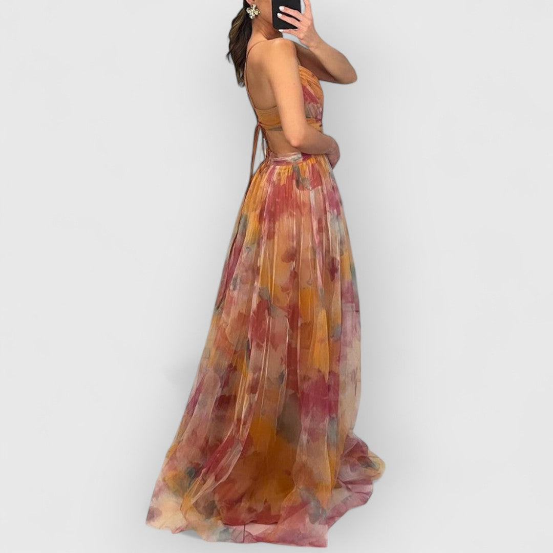 Verity | Maxivestido con estampado floral