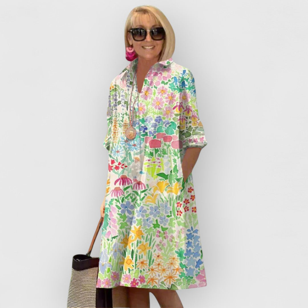 Esme | Vestido de Flores Premium