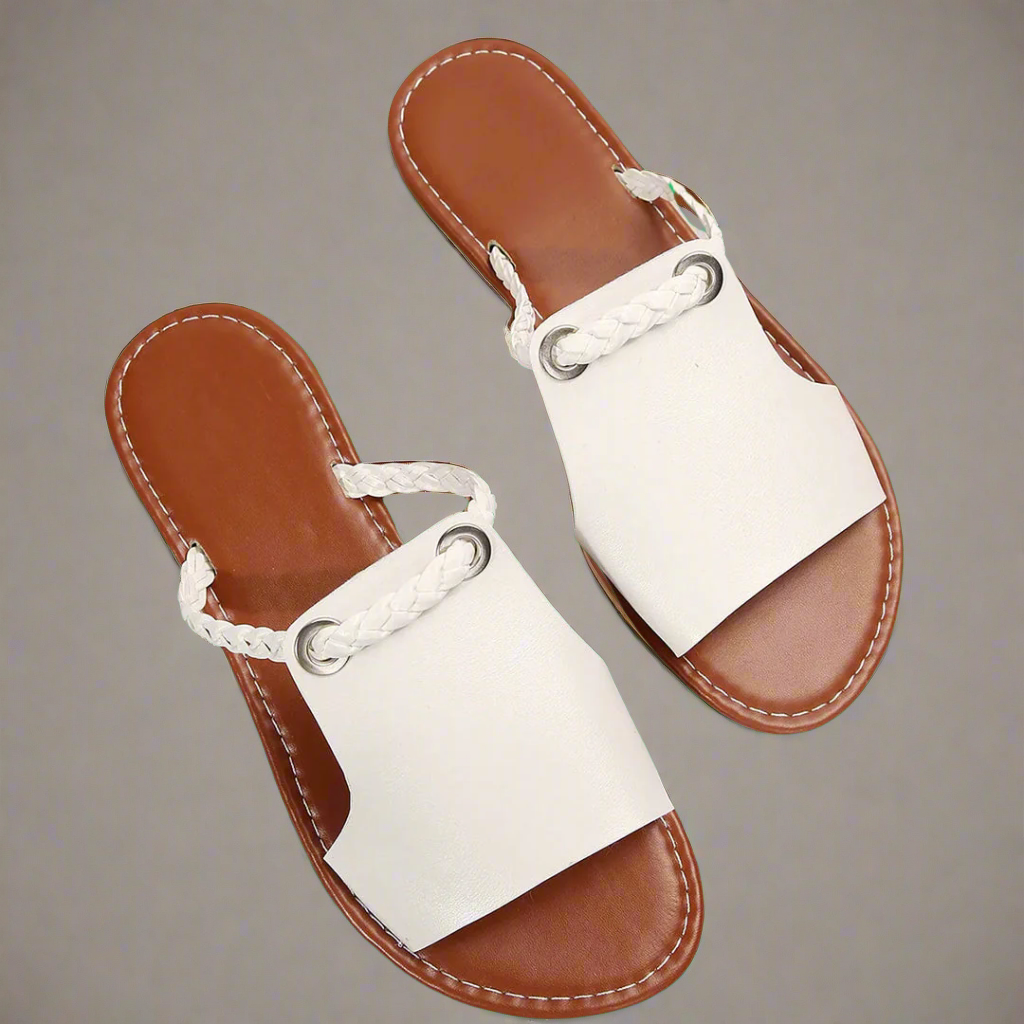 Katelina | Chanclas planas de alta calidad