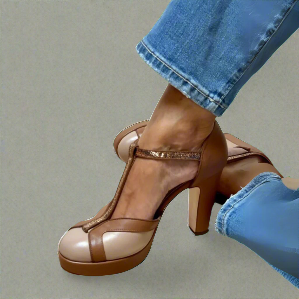 Dorina - Sandalias elegantes y cómodas con tacones