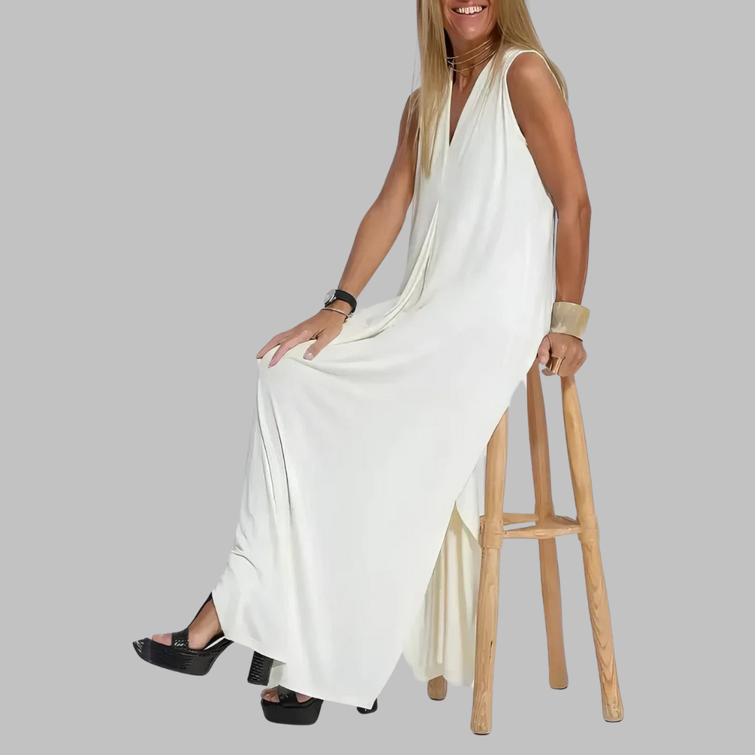 Jana | Elegante vestido maxi + suéter a juego REGALO
