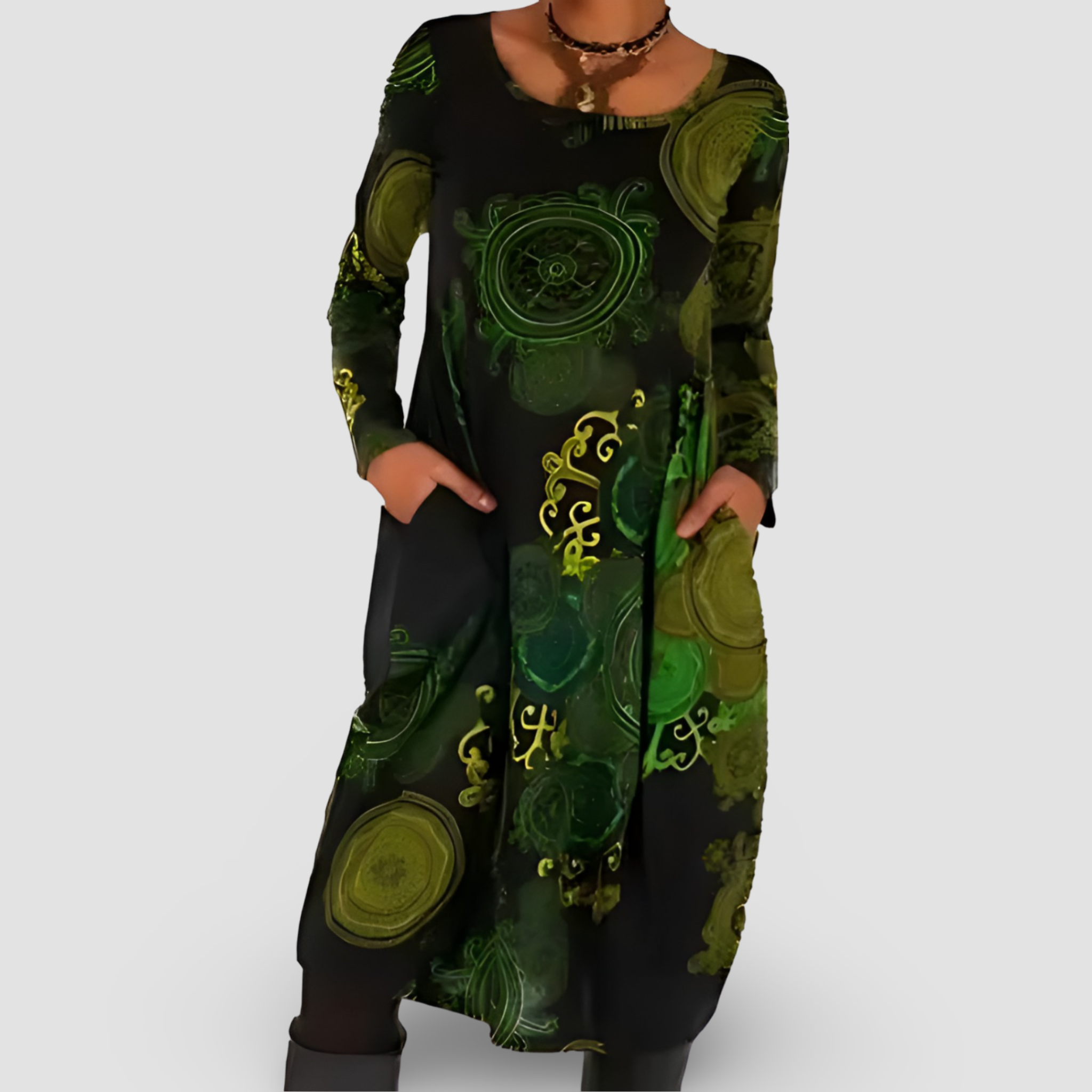 Ronja™ - Vestido de invierno con elegancia bohemia