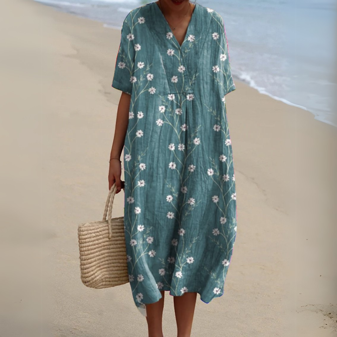 Audrey - Vestido Floral Primaveral