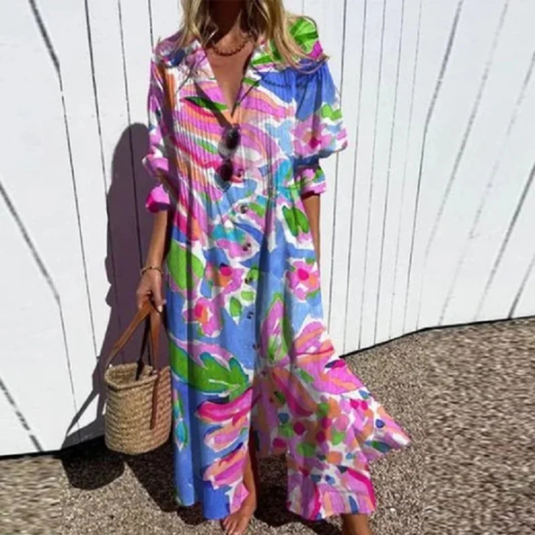 Katerina | Vestido bohemio de silueta suelta