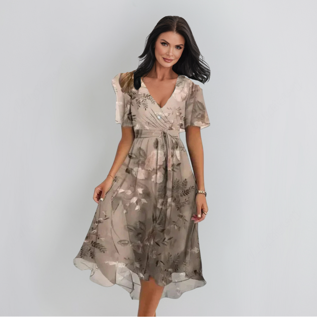 Lenka | Vestido elegante con escote en V
