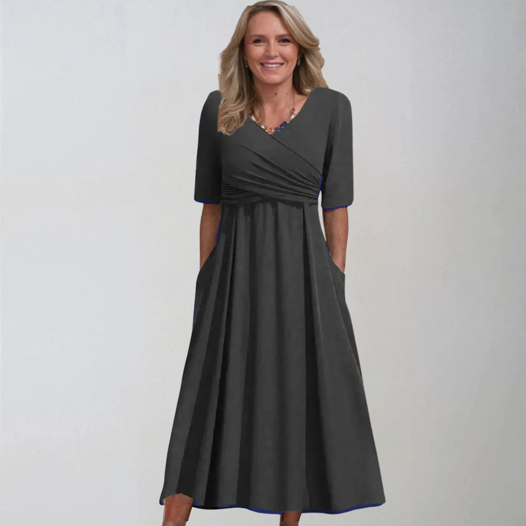 Pietra | Vestido midi Stilingi con bolsillos